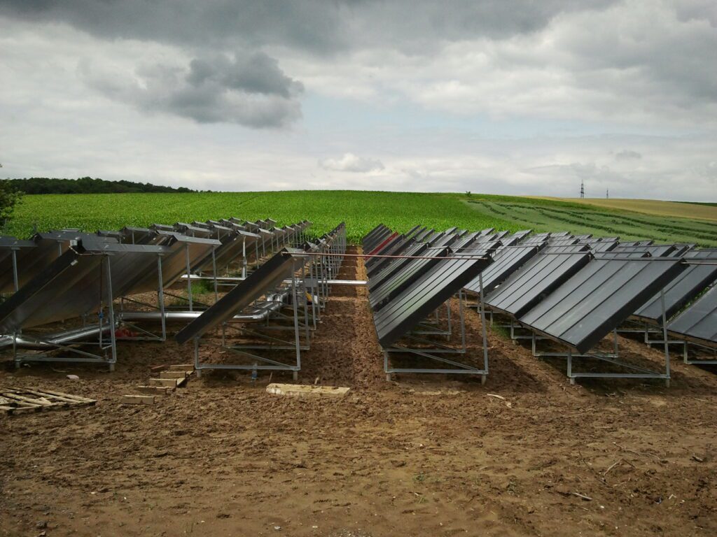 Solarthermie Kollektoren für Berger Schinken