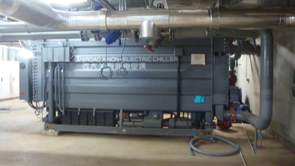 Chiller for the solar thermal system Digicel