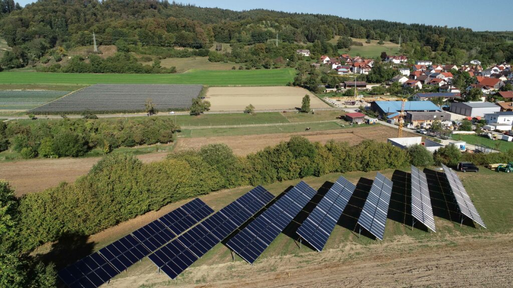 Solarthermie Kollektorfeld Liggeringen