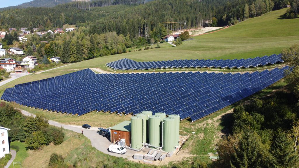 Fernwärme Solaranlage in Mürzzuschlag