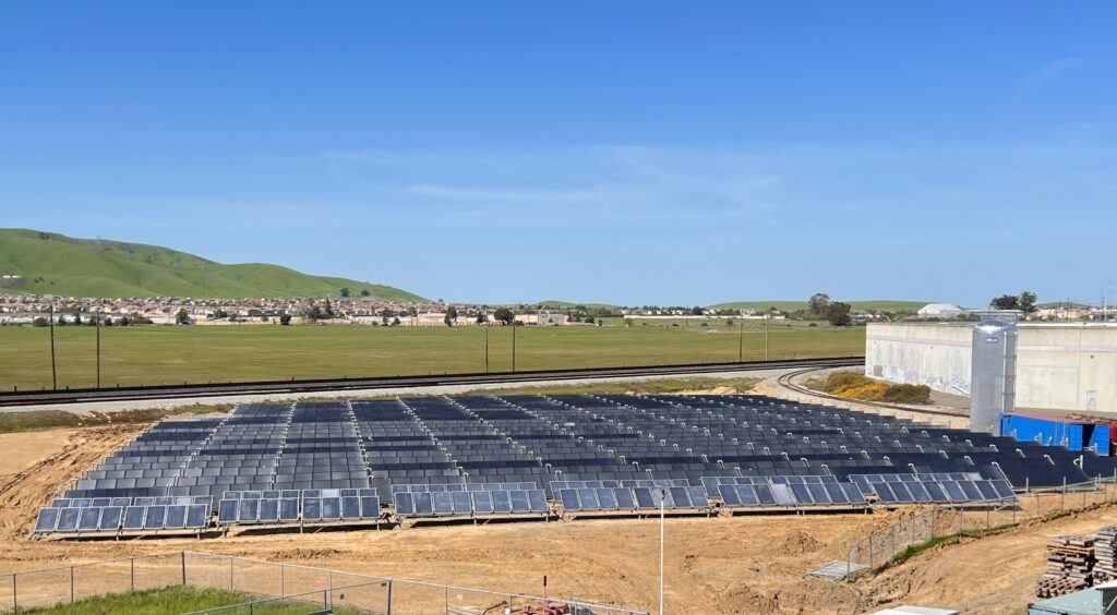 Solar thermal farm for Ball Corporation