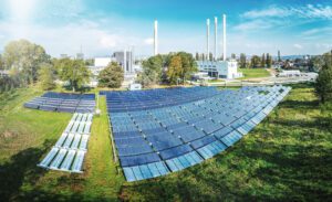 Solar district heating plant Fernheizwerk Graz